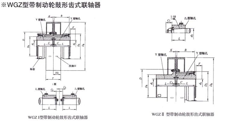 WGZ型带制动轮鼓形齿式羞羞视频在线观看入口