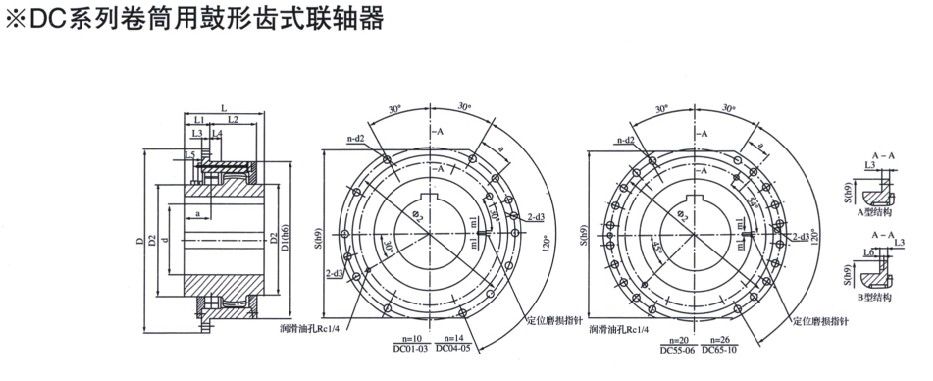 DC系列卷筒用鼓形齿式羞羞视频在线观看入口